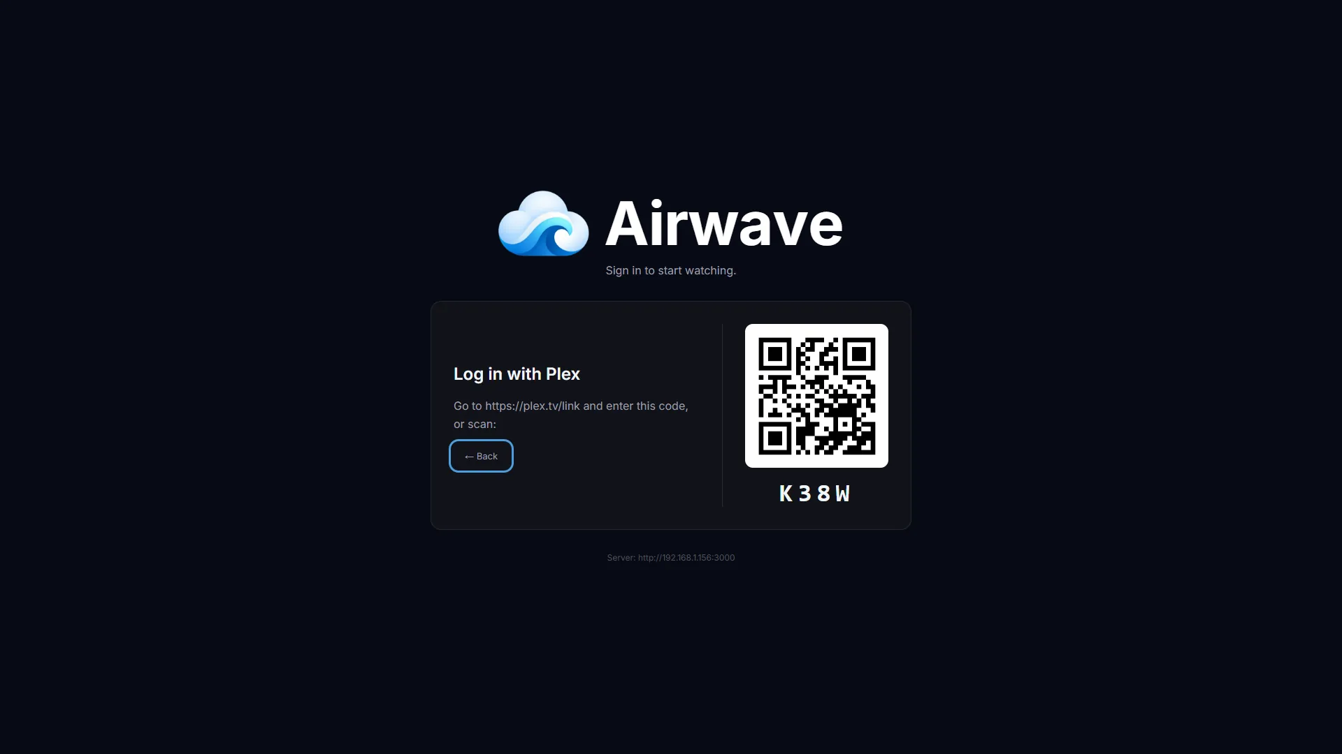Signing in to the web player with a QR code